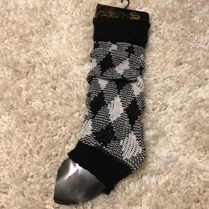 New Black and White Leg Warmers